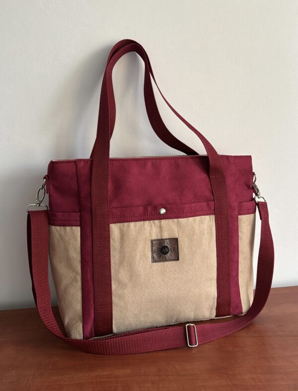 Torba Shopperka Megnetic Burgund