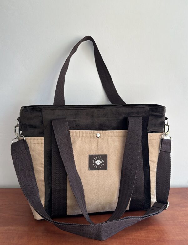 Torba Shopperka Magnetic welurowa